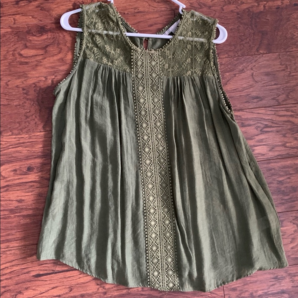SALE❗️Army Green Tank Top